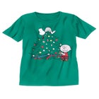 Peanuts Snoopy Xmas Tree Tee image number null