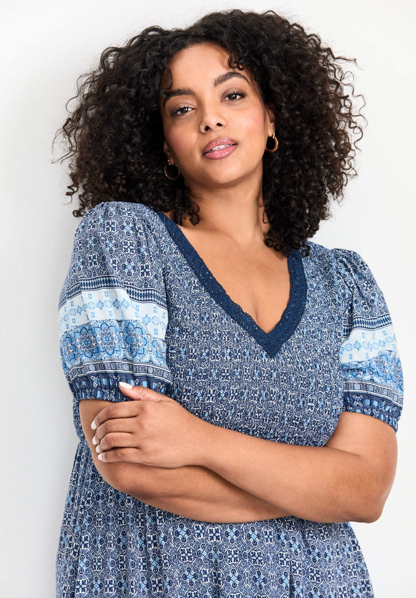 Eve Border Dress image number 3