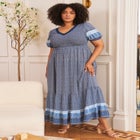 Eve Border Dress image number null