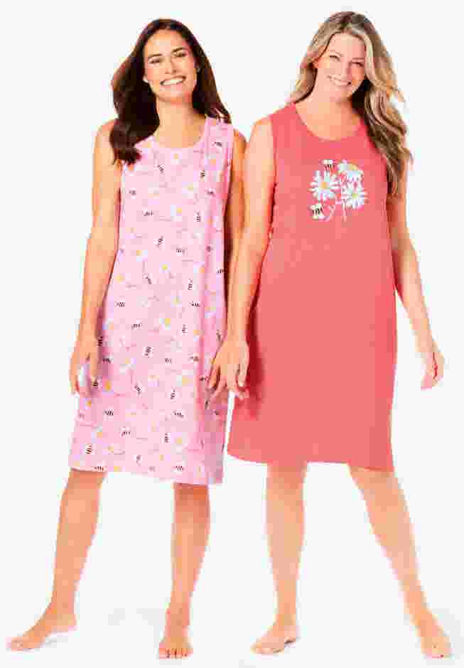 2-Pack Sleeveless Sleepshirt image number 0