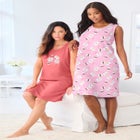 2-Pack Sleeveless Sleepshirt image number null