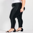 Vegan Leather & Ponte Pant image number 2