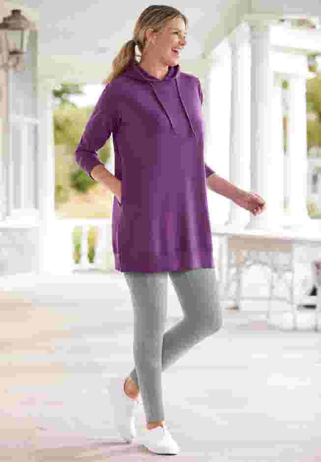 Stretch Cotton Pocket Legging image number 3