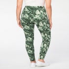 Side Pocket Ankle-Length Pull-On Stretch Knit Cotton Spandex Leggings image number 1