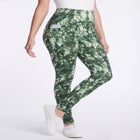 Side Pocket Ankle-Length Pull-On Stretch Knit Cotton Spandex Leggings image number 2