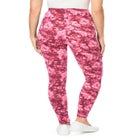 Side Pocket Ankle-Length Pull-On Stretch Knit Cotton Spandex Leggings image number null