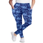 Side Pocket Ankle-Length Pull-On Stretch Knit Cotton Spandex Leggings image number null