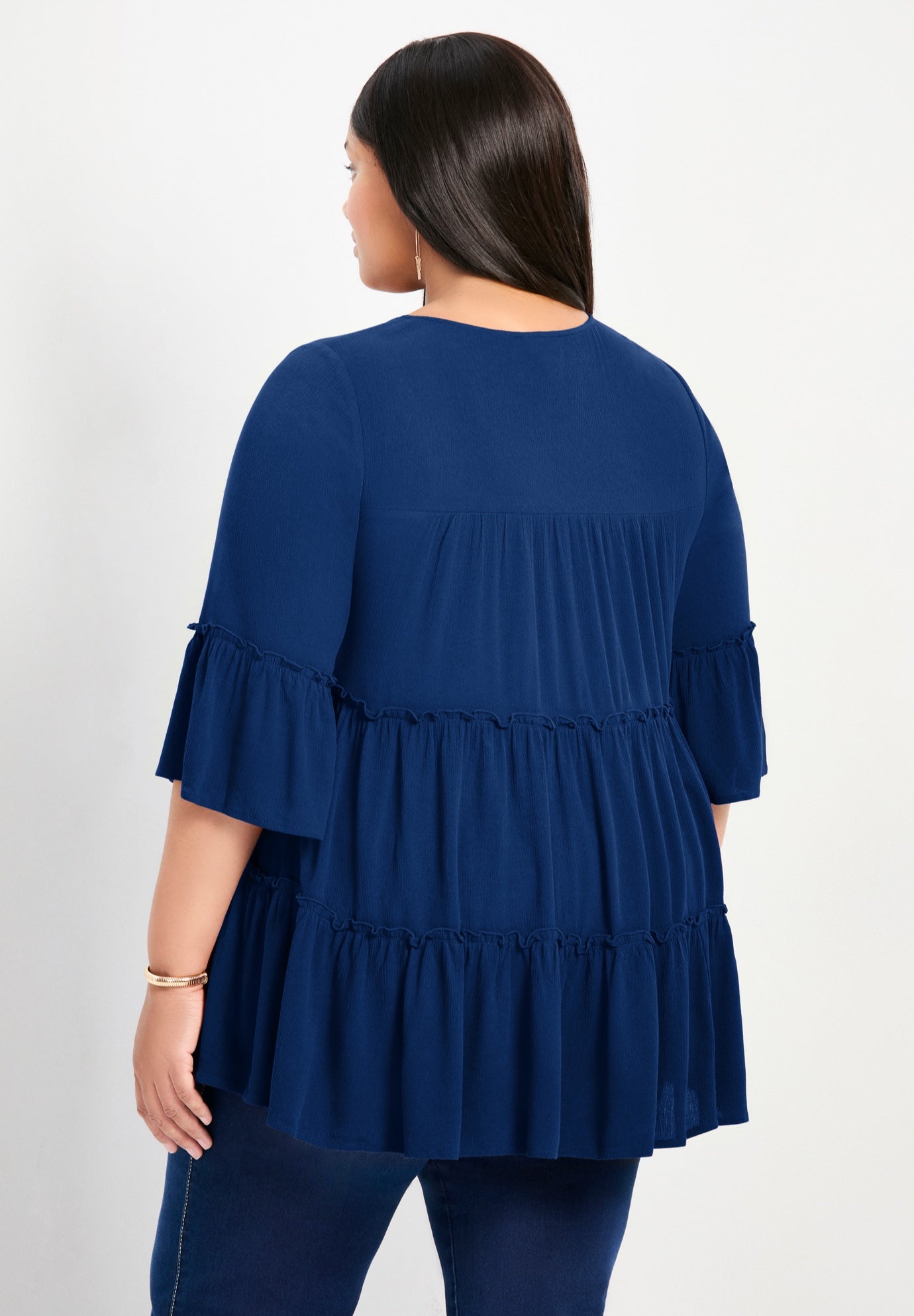 Amy Tiered Bell Sleeve Blouse image number 1