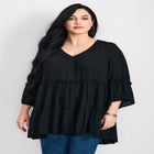Amy Tiered Bell Sleeve Blouse image number 0