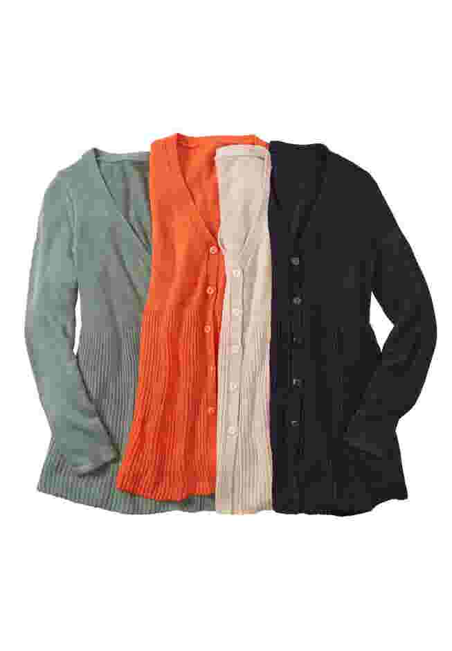 Babydoll Cardigan Sweater image number 3