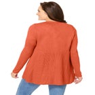 Babydoll Cardigan Sweater image number null