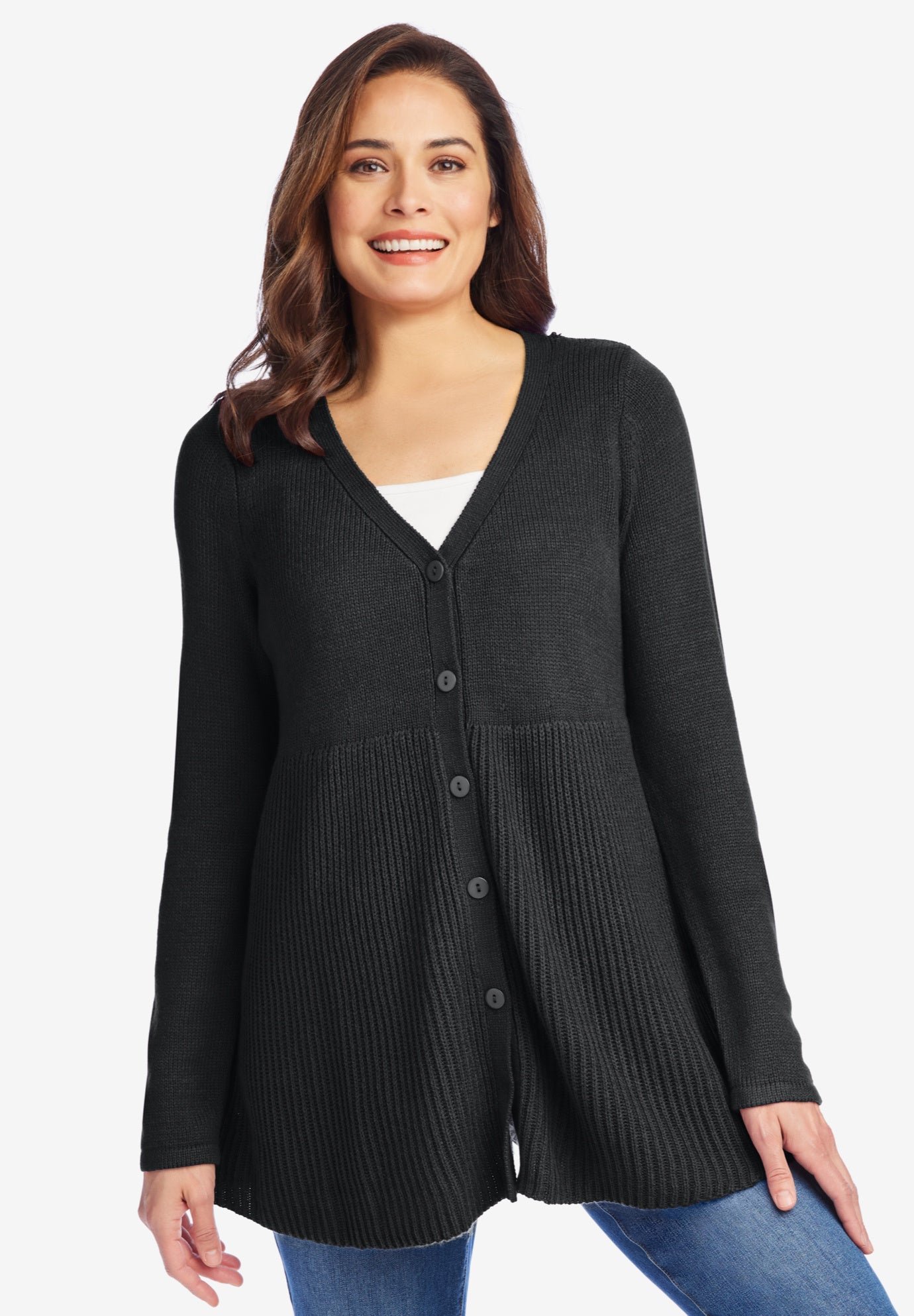 Babydoll Cardigan Sweater image number 0