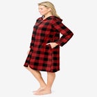 Short Hooded Sweatshirt Robe image number null