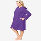 Short Hooded Sweatshirt Robe image number null