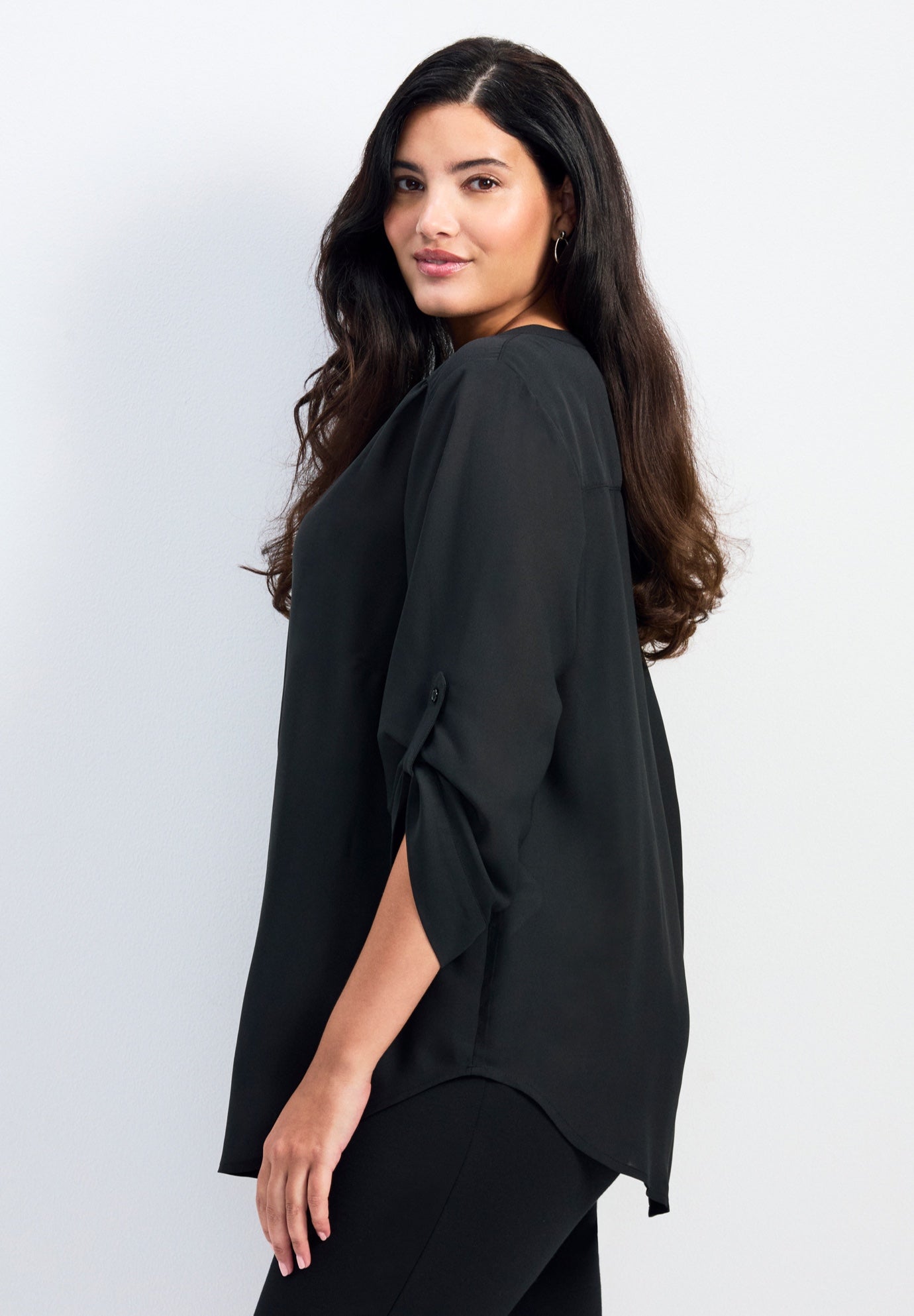 Madeline Tab Sleeve Blouse image number 2