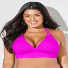Loop Strap Halter Bikini Top image number null
