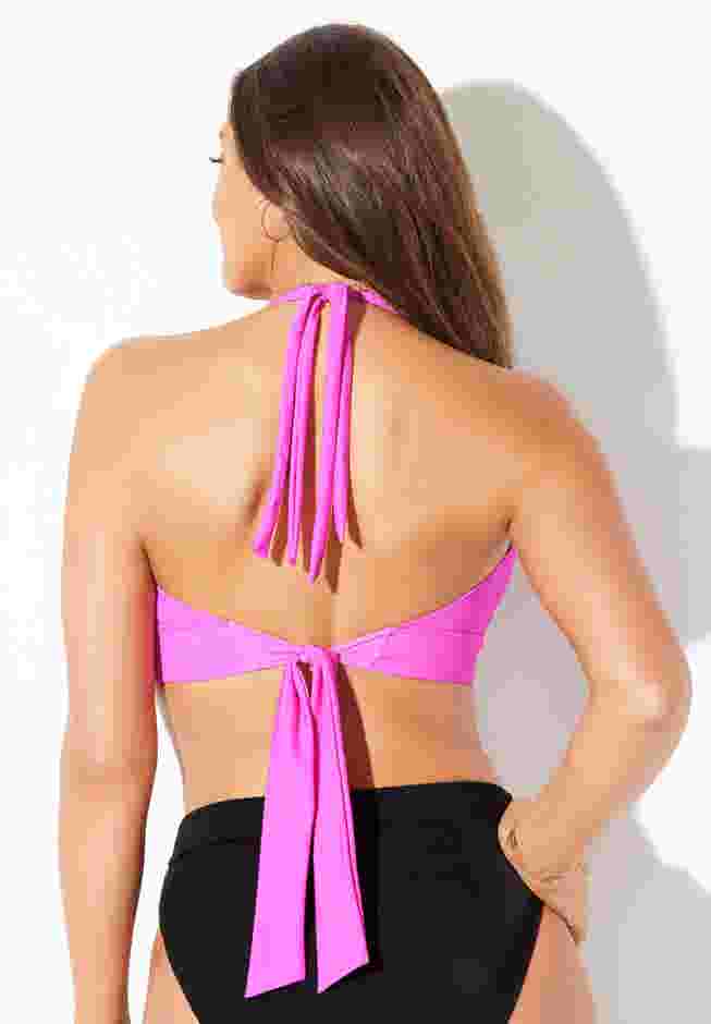 Loop Strap Halter Bikini Top image number 1