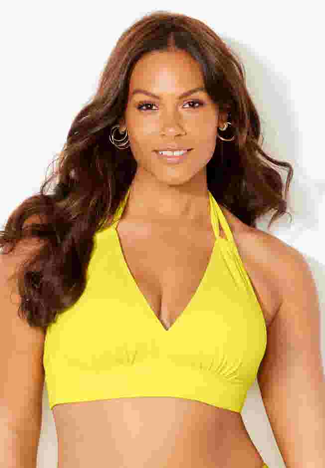 Loop Strap Halter Bikini Top image number 0