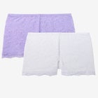 Amoureuse&reg; Full-Coverage Lace Boyshort 2-Pack image number null