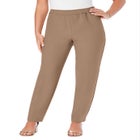 Plus Size Classic Bend Over&reg; Structured Straight Leg Pull-On Pant image number 0