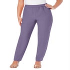 Plus Size Classic Bend Over&reg; Structured Straight Leg Pull-On Pant image number 3