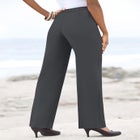 Plus Size Classic Bend Over&reg; Structured Straight Leg Pull-On Pant image number null