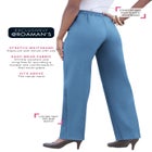 Plus Size Classic Bend Over&reg; Structured Straight Leg Pull-On Pant image number 2