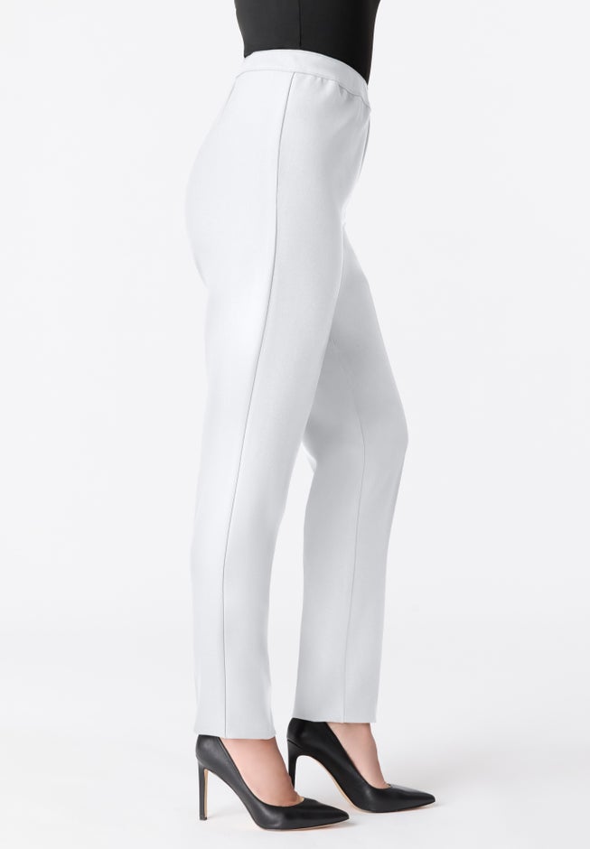 Plus Size Classic Bend Over&reg; Structured Straight Leg Pull-On Pant image number 1