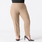 Plus Size Classic Bend Over&reg; Structured Straight Leg Pull-On Pant image number 1
