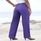 Plus Size Classic Bend Over&reg; Structured Straight Leg Pull-On Pant image number null
