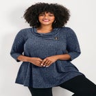 Miley Rib Hacci Button Tunic image number 0