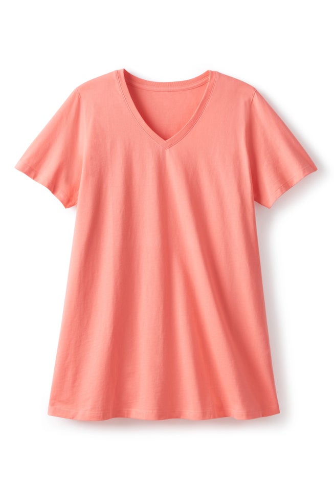 Perfect Short-Sleeve V-Neck Tee image number 3