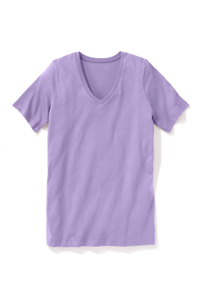 Perfect Short-Sleeve V-Neck Tee image number 3