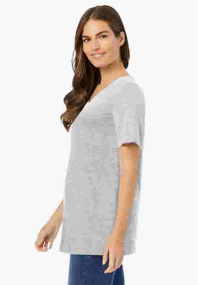 Perfect Short-Sleeve V-Neck Tee image number 1