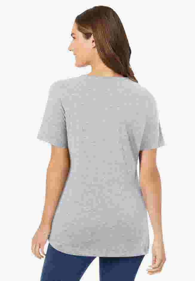 Perfect Short-Sleeve V-Neck Tee image number 2