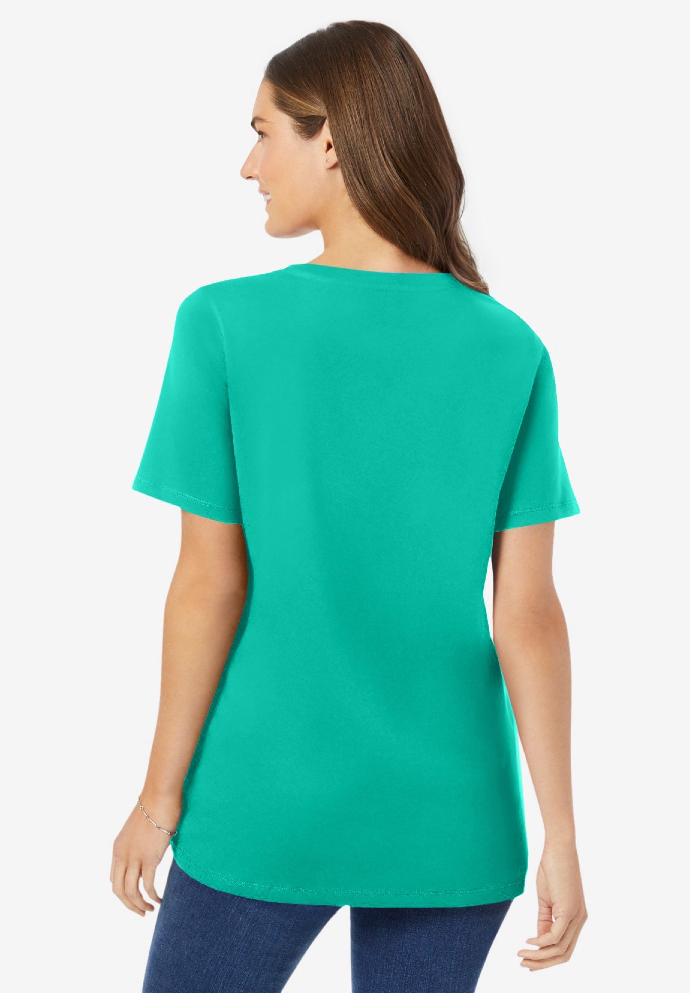 Perfect Short-Sleeve V-Neck Tee image number 1