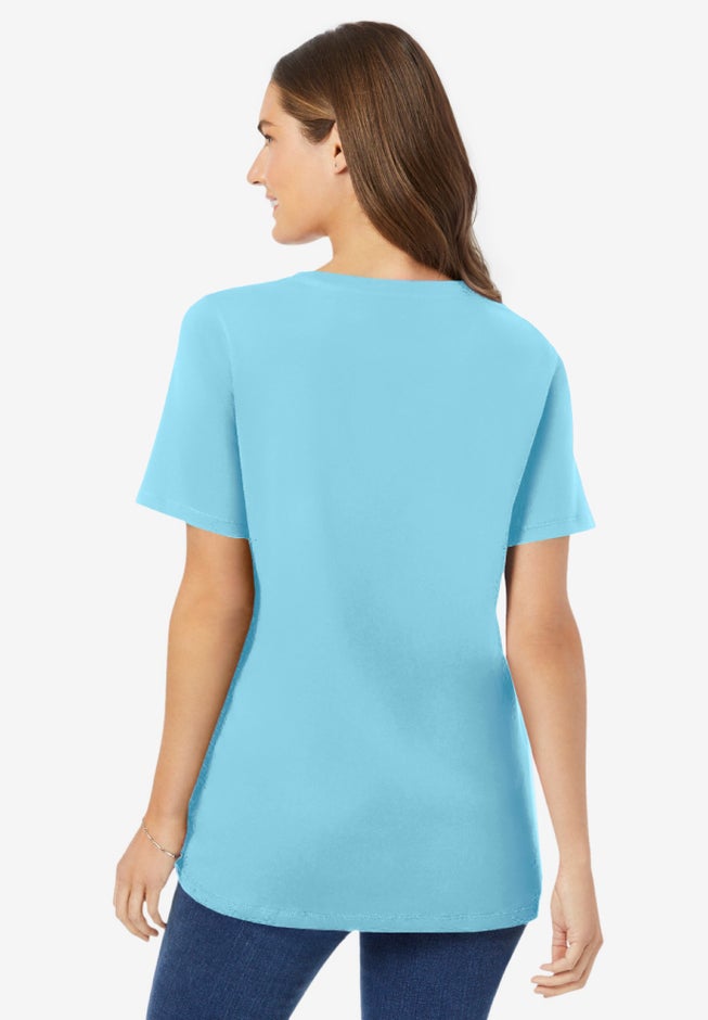 Perfect Short-Sleeve V-Neck Tee image number 1