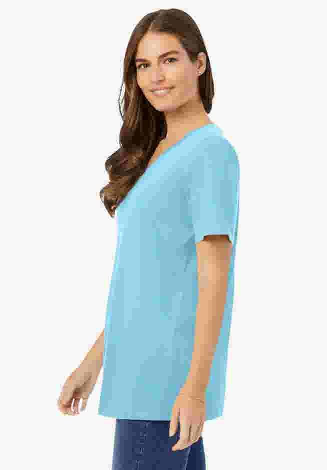 Perfect Short-Sleeve V-Neck Tee image number 2