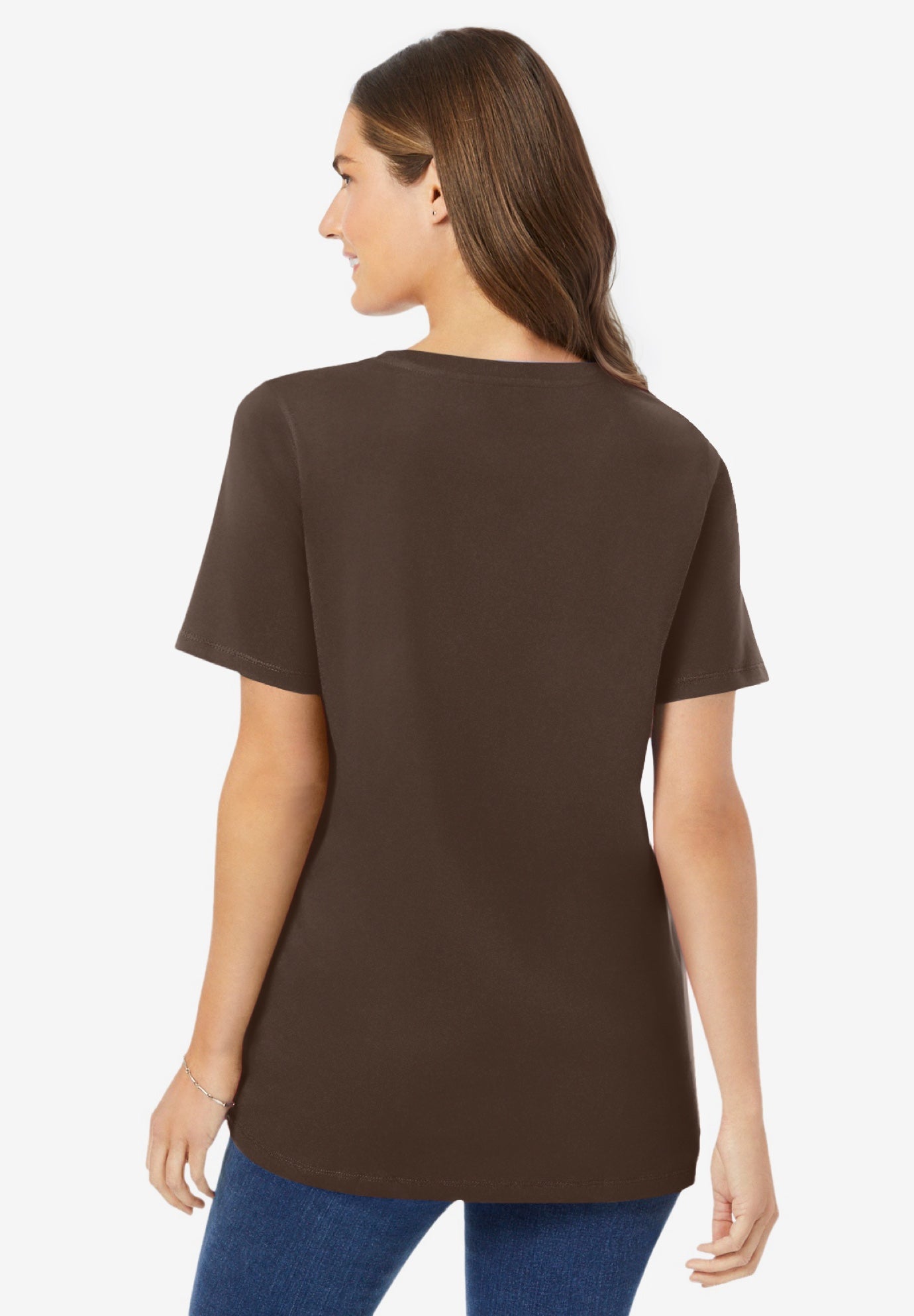 Perfect Short-Sleeve V-Neck Tee image number 1