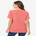 Perfect Short-Sleeve V-Neck Tee image number null