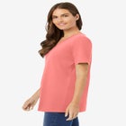 Perfect Short-Sleeve V-Neck Tee image number null