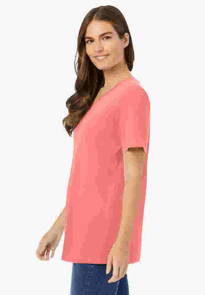 Perfect Short-Sleeve V-Neck Tee image number 2