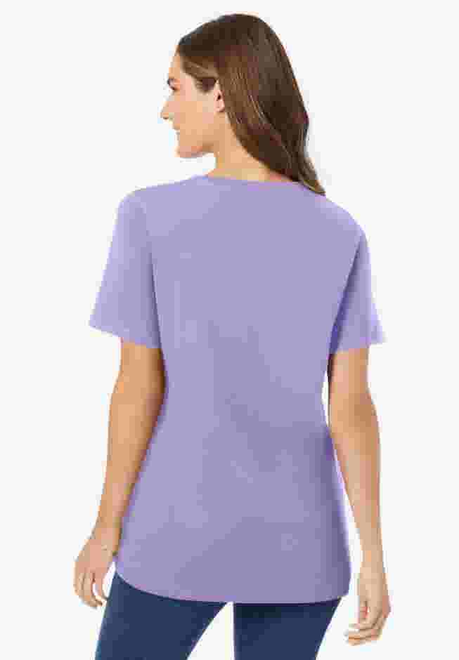 Perfect Short-Sleeve V-Neck Tee image number 1