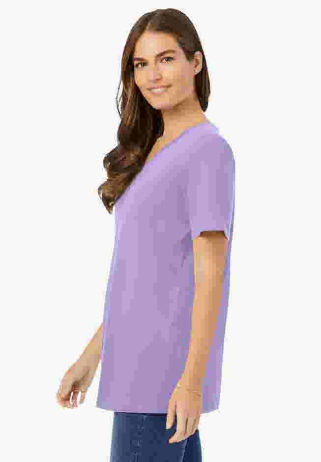 Perfect Short-Sleeve V-Neck Tee image number 2