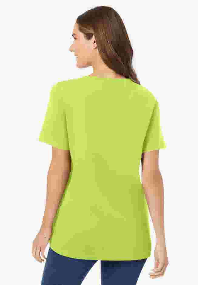 Perfect Short-Sleeve V-Neck Tee image number 1
