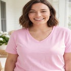 Perfect Short-Sleeve V-Neck Tee image number null