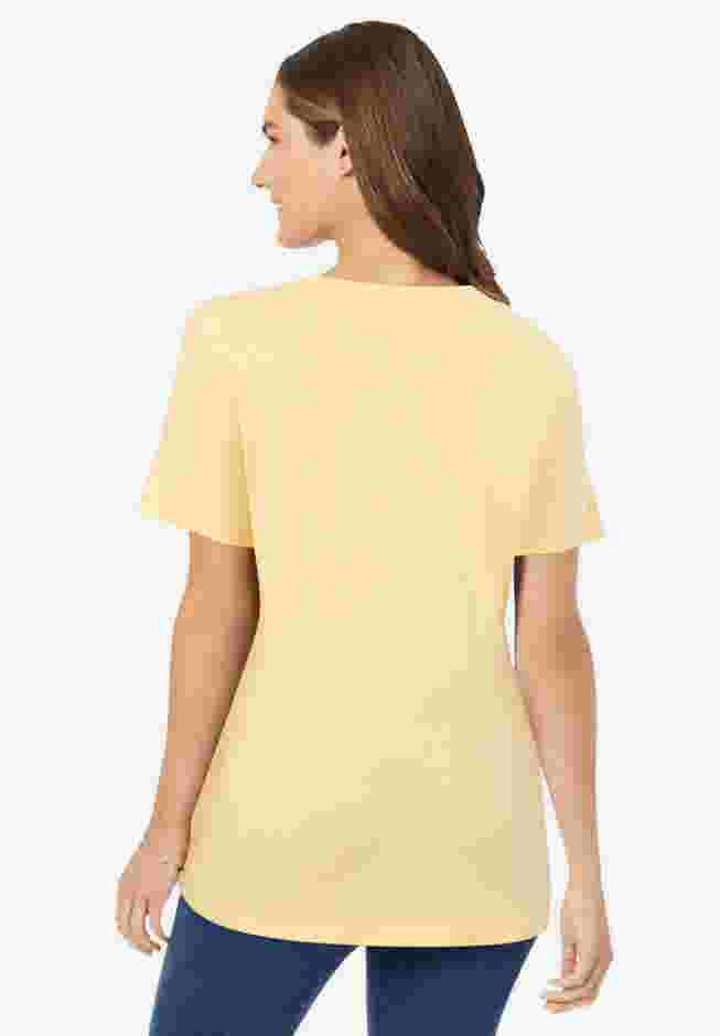 Perfect Short-Sleeve V-Neck Tee image number 2