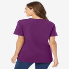 Perfect Short-Sleeve V-Neck Tee image number null