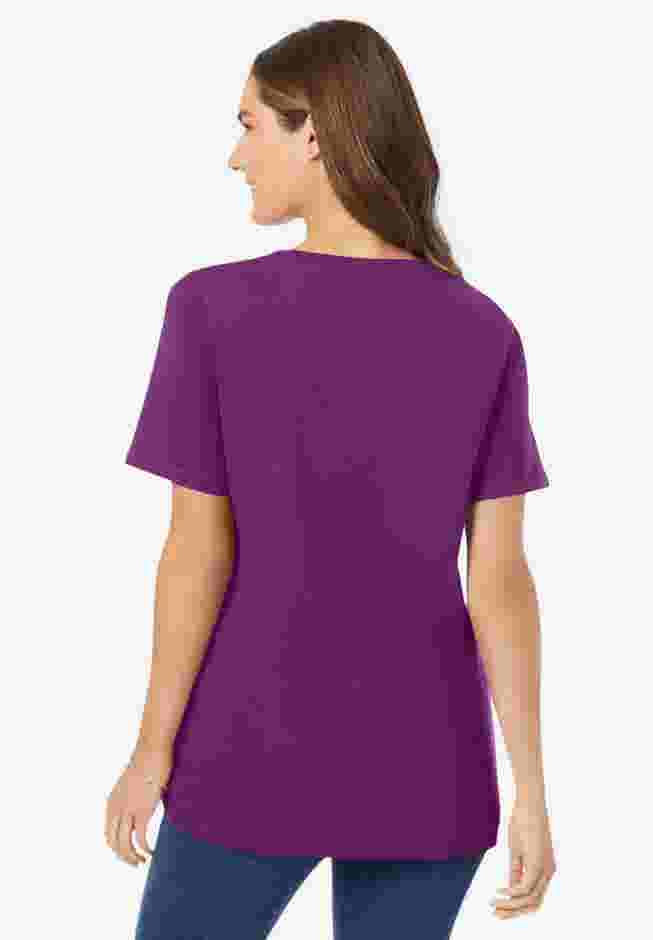Perfect Short-Sleeve V-Neck Tee image number 1