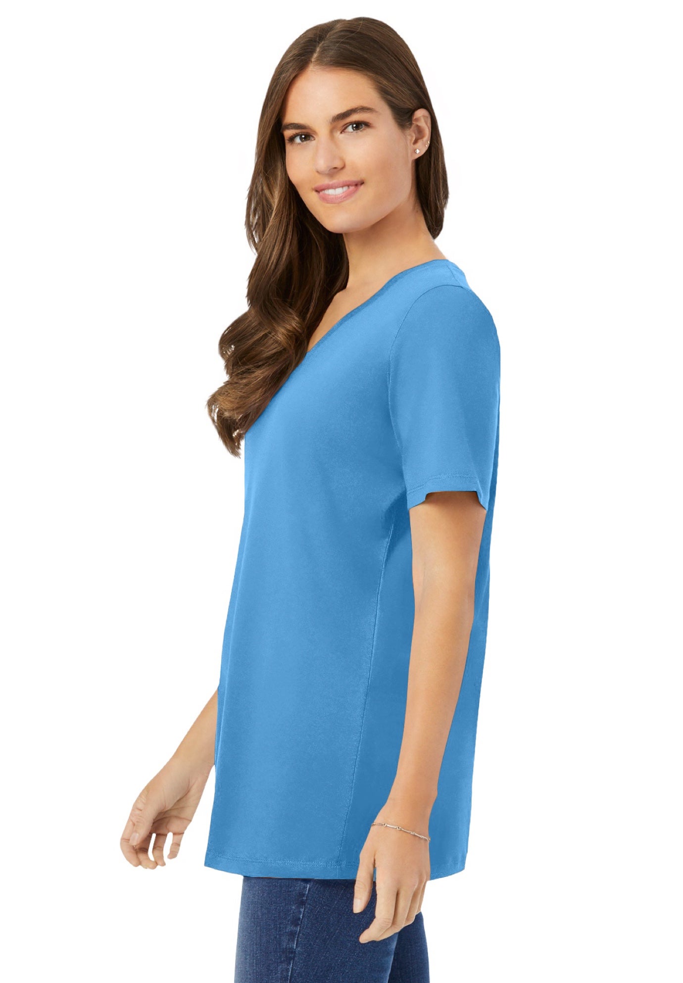 Perfect Short-Sleeve V-Neck Tee image number 2